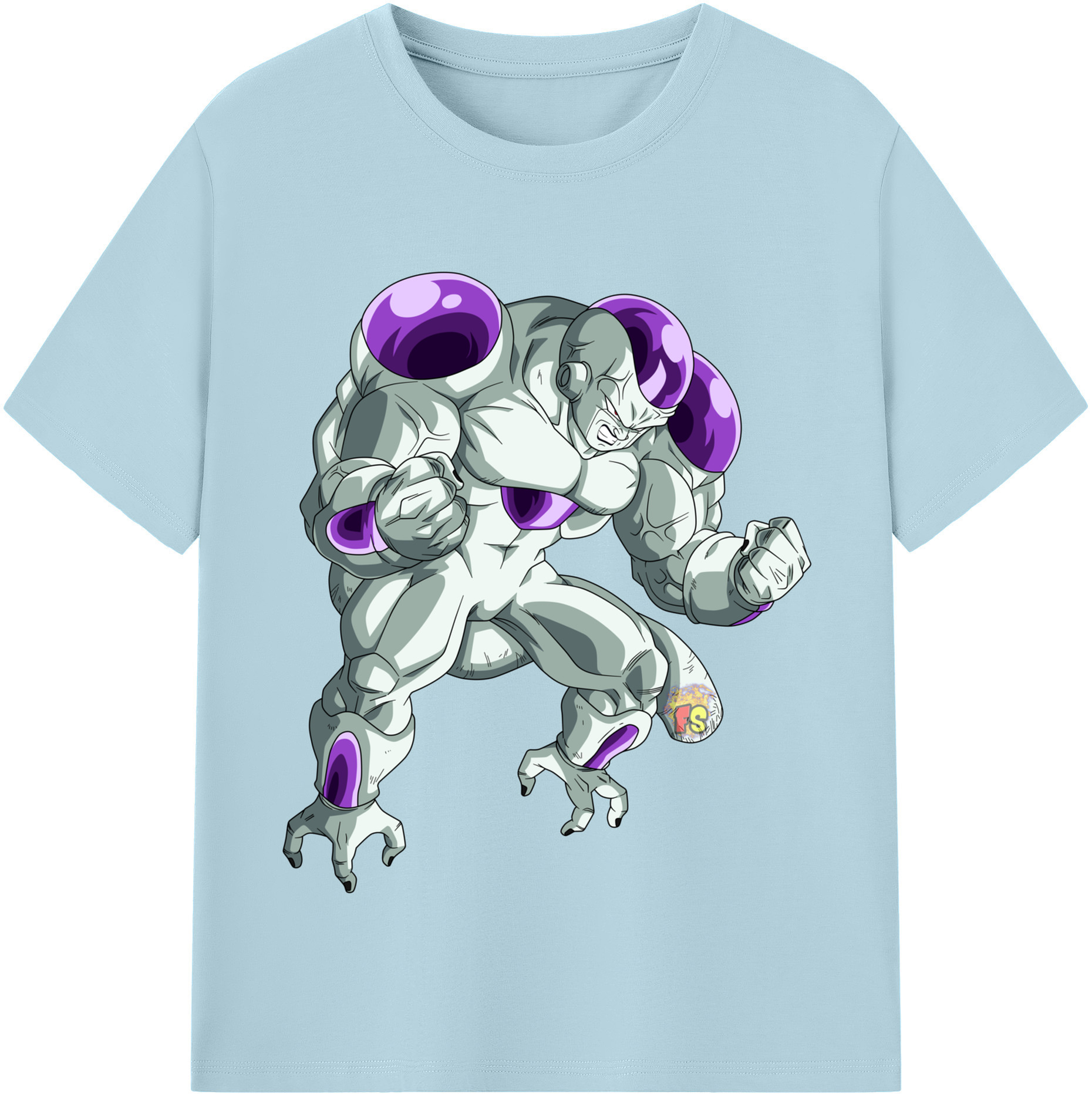 （画像用） ドラゴンボール フリーザ DRAGON BALL Frieza 綿100％半袖Tシャツ（フロントプリント）